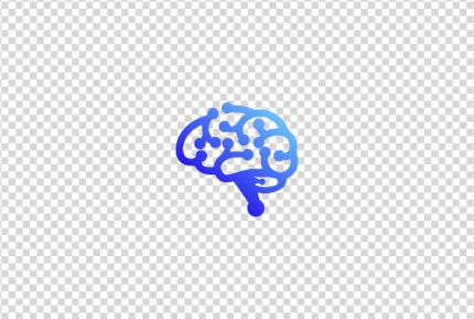 Flat Abstract Brain Logo Png