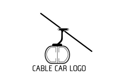 Brand with a Cable Car Logo Design