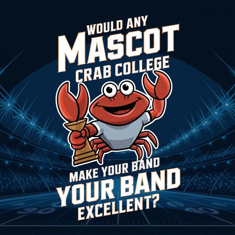 Would Any Mascot Custom Crab College Logo Make Your Band Appear Excellent?